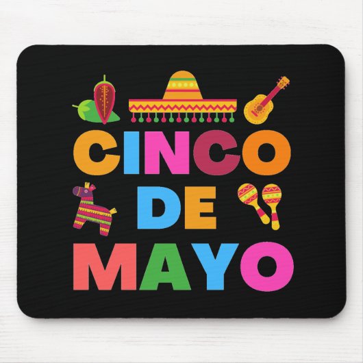 Tapis De Souris Cinco De Mayo (Devant)