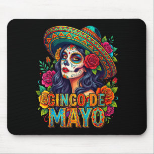 Tapis De Souris Cinco de mayo 2026 fête mexicaine 5 mai fillesC