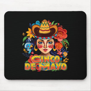Tapis De Souris Cinco De Mayo Camisa Mexican Fiesta 5 De Mayo