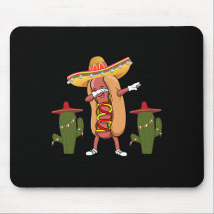 Tapis De Souris Cinco De Mayo Chemise Hot Chien Cactus Danser