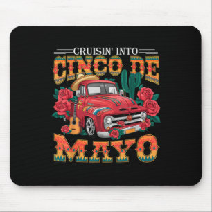 Tapis De Souris Cinco De Mayo Cruise Mexique Mexicaine Fiesta Cinc