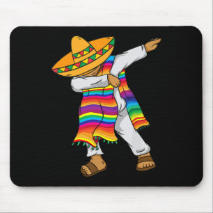 Tapis De Souris Cinco De Mayo Dabbing Mexicaine Poncho Enfants