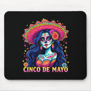 Tapis De Souris Cinco De Mayo Fête Mexicaine 5 De Mayo Femmes