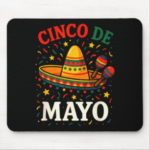 Tapis De Souris Cinco de mayo - fête mexicaine drôle de fiesta