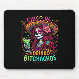 Tapis De Souris Cinco De Mayo Funny Parti Mexicain Cinco De Drinko