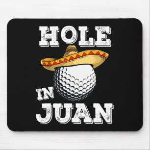 Tapis De Souris Cinco De Mayo Golf Drôle de dicton Golfeur Blague