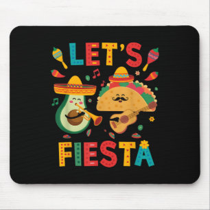 Tapis De Souris Cinco De Mayo Lets Fiesta Mexico Funny Parc Mexica