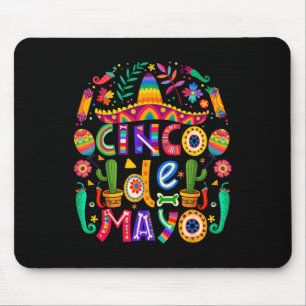 Tapis De Souris Cinco De Mayo Lets Fiesta Squad 5 De Mayo Mexique