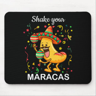 Tapis De Souris Cinco De Mayo Shake Your Maracas Nachos Mexican Pa