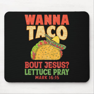 Tapis De Souris Cinco De Mayo Vouloir Taco Sur Jésus Femmes Hommes