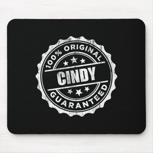 Tapis De Souris Cindy 100 % Original D (Devant)