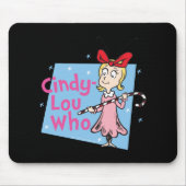 Tapis De Souris Cindy Lou Who Candy Cane T Shirt (Devant)