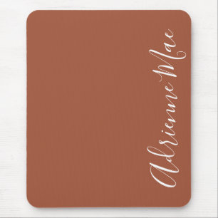 Tapis De Souris Cinnamon Brown à l'élégance simple