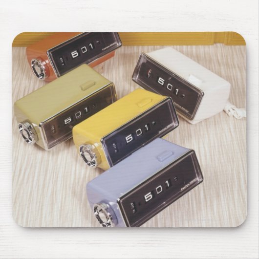 Tapis De Souris Cinq horloges (Devant)