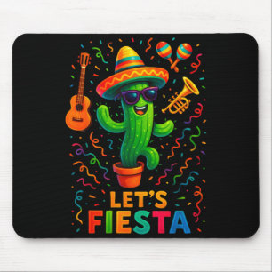 Tapis De Souris Cinq mai fete mexicaine cactus party drôle vamosCi