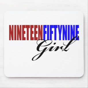 Tapis De Souris cinquantième Cadeaux d'anniversaire, fille 1959 !