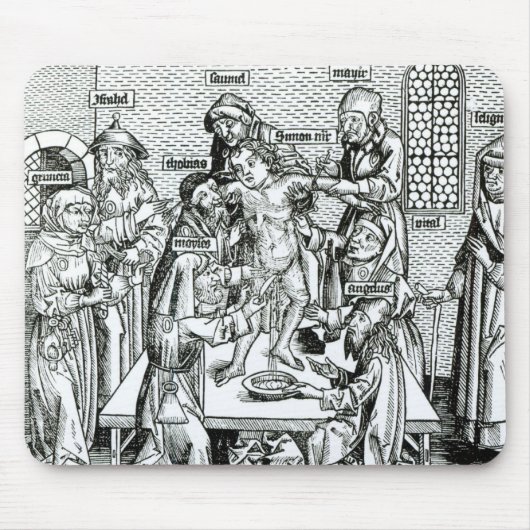 Tapis De Souris Circoncision, de 'Liber Chronicarum (Devant)