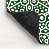 Tapis De Souris Circuit Alien II - Blanc et Vert foncé (Coin)