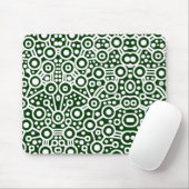 Tapis De Souris Circuit Alien II - Blanc et Vert foncé (Avec souris)