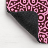 Tapis De Souris Circuit Alien II - Rose sur Dark Brown (Coin)