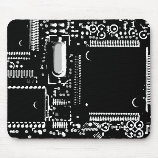 Tapis De Souris Circuit B&W 2 mouspad (Devant)