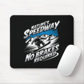 Tapis De Souris Circuit de la nature Pas de freins Nécessité du sn (Avec souris)