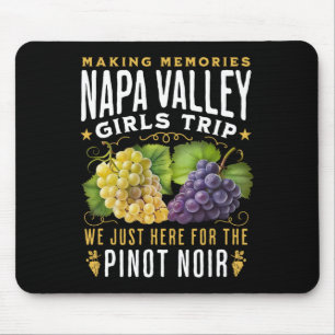 Tapis De Souris Circuit de vignobles de Napa Valley entre filles d