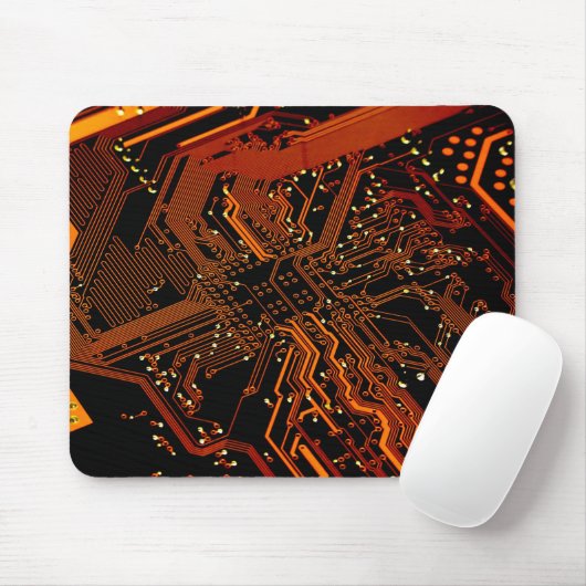 Tapis De Souris circuit d'ordinateur (Avec souris)