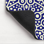 Tapis De Souris Circuit étranger II - crème sur bleu-foncé (Coin)