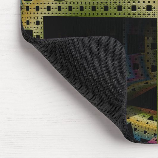 Tapis De Souris Circuit imprimé MP04 à découpe 3D Sci Fi (Coin)