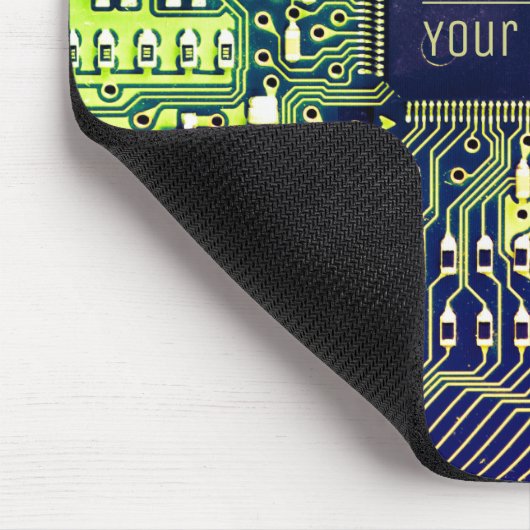 Tapis De Souris Circuit imprimé personnalisable - circuit électron (Coin)