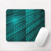 Tapis De Souris Circuit informatique futuriste Cyberpunk (Avec souris)
