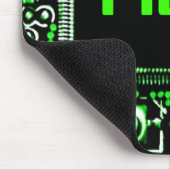 Tapis De Souris Circuit vert 2 monogramme mouspad (Coin)
