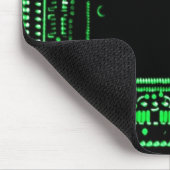 Tapis De Souris Circuit Vert Portrait de la bouche (Coin)