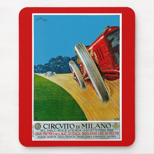 Tapis De Souris Circuito di Milano (Devant)