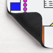 Tapis De Souris Circuits de Bauhaus (Coin)
