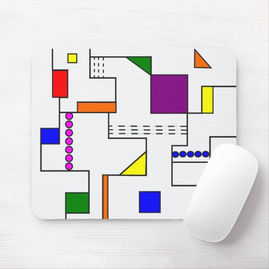 Tapis De Souris Circuits de Bauhaus (Avec souris)