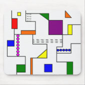 Tapis De Souris Circuits de Bauhaus (Devant)