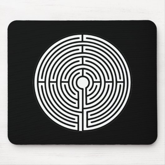 Tapis De Souris Circulaire de Maze (Devant)