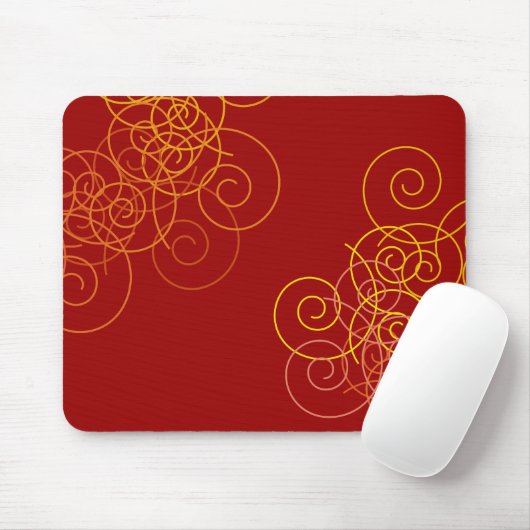 Tapis De Souris Circulaire Mousepad (Avec souris)