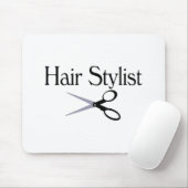 Tapis De Souris Ciseaux de coiffeur (Avec souris)