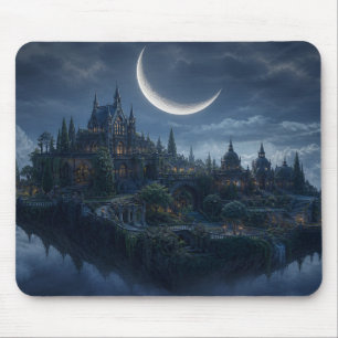 Tapis de souris Citadelle Gothique Flottante