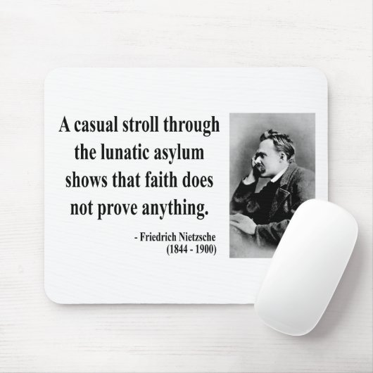 Tapis De Souris Citation 1B de Nietzsche (Avec souris)