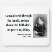 Tapis De Souris Citation 1B de Nietzsche (Devant)