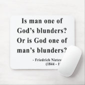 Tapis De Souris Citation 6a de Nietzsche (Avec souris)