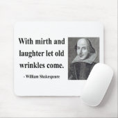Tapis De Souris Citation 7b de Shakespeare (Avec souris)