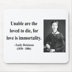 Tapis De Souris Citation 8b d'Emily Dickinson