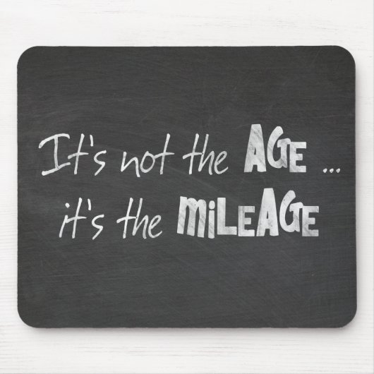 Tapis De Souris Citation amusante sur tableau noir (Devant)