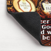 Tapis De Souris Citation célèbre de bière de Ben Franklin (Coin)