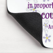 Tapis De Souris Citation Courage Nin (Coin)